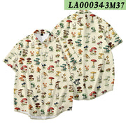 Creative Printed Shirt National Tide Men's Shirt Shirt