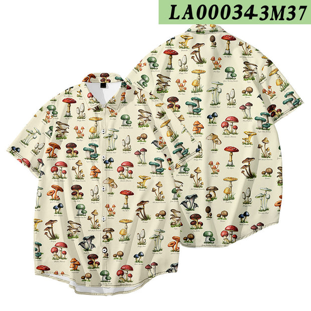 Creative Printed Shirt National Tide Men's Shirt Shirt