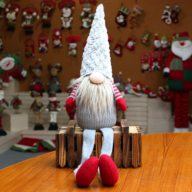 Faceless doll santa claus