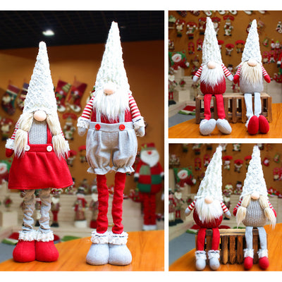 Faceless doll santa claus
