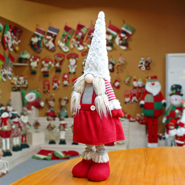 Faceless doll santa claus