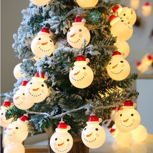 Snowman string lights Christmas lights decoration lights