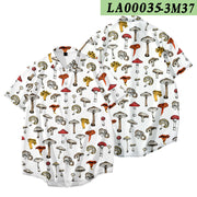 Creative Printed Shirt National Tide Men's Shirt Shirt