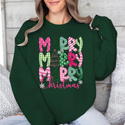 Merry Christmas E Cartoon Sweatshirt Festive Cute Gifts