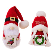 Creative New Christmas Knitted Hat Doll