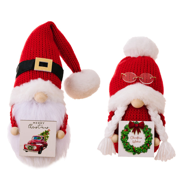 Creative New Christmas Knitted Hat Doll